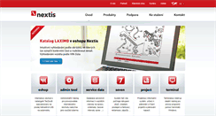 Desktop Screenshot of nextis.cz