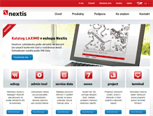 Tablet Screenshot of nextis.cz