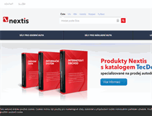 Tablet Screenshot of demo.nextis.cz